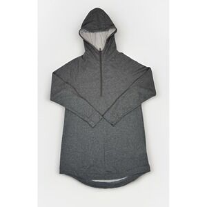 Under Armour women's fitted 1/2  Zip Pullover Gray‎ Hoodie Size L